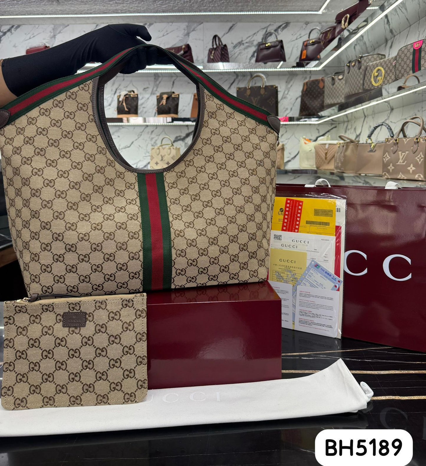 Bolso GUCCI                        TOTE GIGLIO